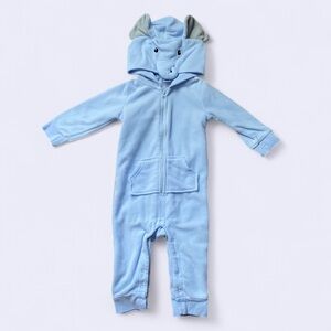 7/$20 Blue Elephant Hooded Onesie